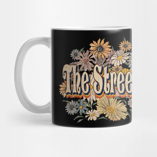 Retro The Streets Name Flowers Limited Edition Classic Styles by BilodeauBlue